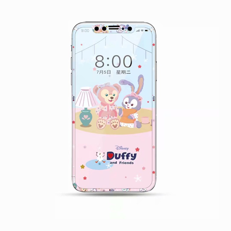 Kính Cường Lực Viền Mềm Toàn Màn Hình In Hình Anime Cho iPhone 12 11 X XS XR Pro Max
