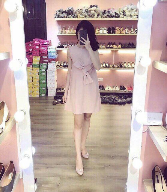 Váy nơ điệu đà cho nữ