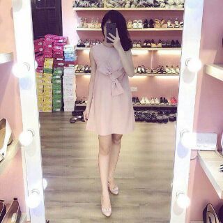 Váy nơ điệu đà cho nữ