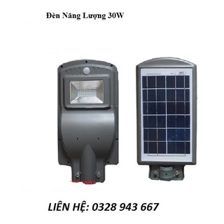 Đèn năng lượng mặt trời liền thể 30w