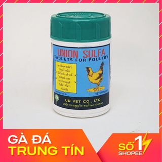Th.uốc trị phân xanh phân trắng cho gà đá-union-sulfa.thái lan-lọ 100v.