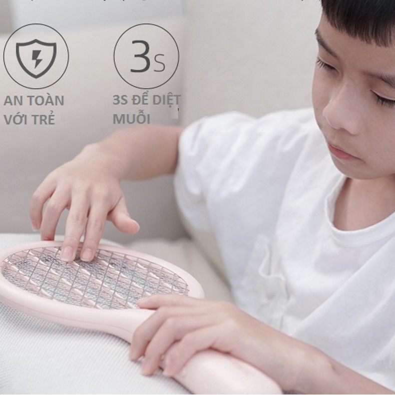 Vợt muỗi mini Sothing pin bền an toàn cho bé