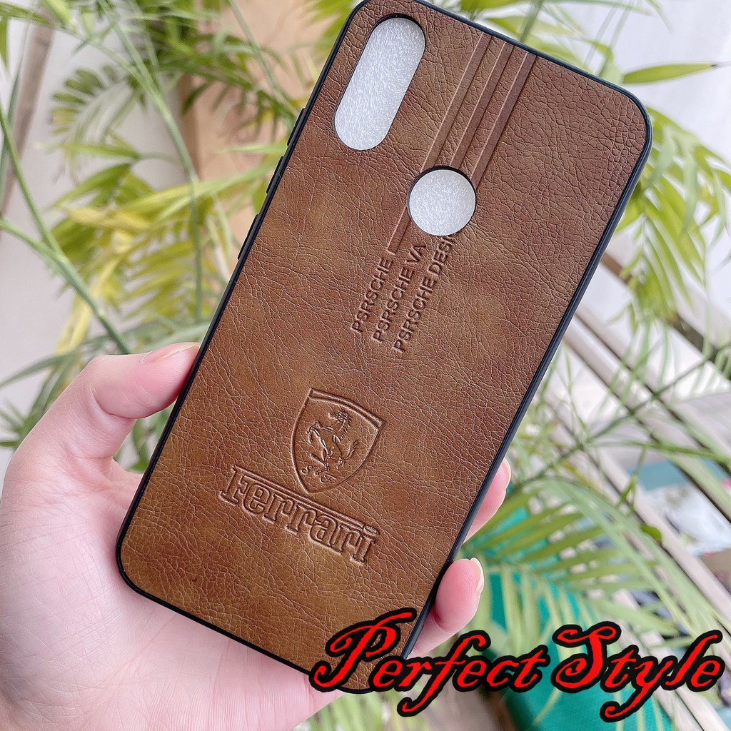 Ốp lưng da Fe rra ri Realme Q2 / Realme Q2 pro / Realme 7i / Realme X7 / Realme 7 pro / Realme C11 / C12/Realme C15