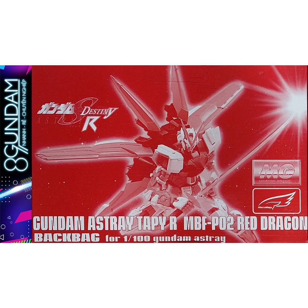 Mô Hình Lắp Ráp Backpack Flight Unit cho MG RG Astray Red Frame (tặng kèm decal nước)