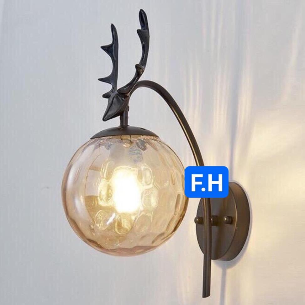 Đèn led trang trí gắn tường hình sừng hươu mẫu mới