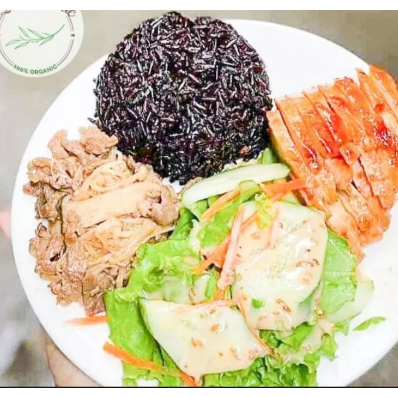 Gói 2kg gạo lứt đen dẻo Điện Biên