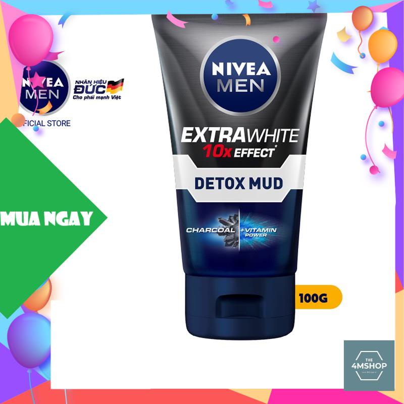 ✅ Sữa rửa mặt bùn khoáng Mud giúp sáng da & kiểm soát nhờn Nivea Men (100g) - 81775