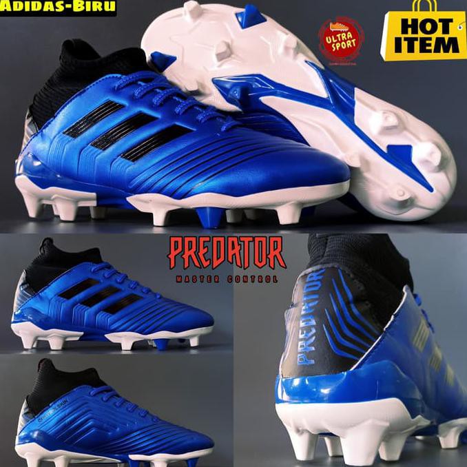 Giày Đá Bóng Adidas Predator 18 Plus Fg - Blue, 39 Chất Lượng Cao