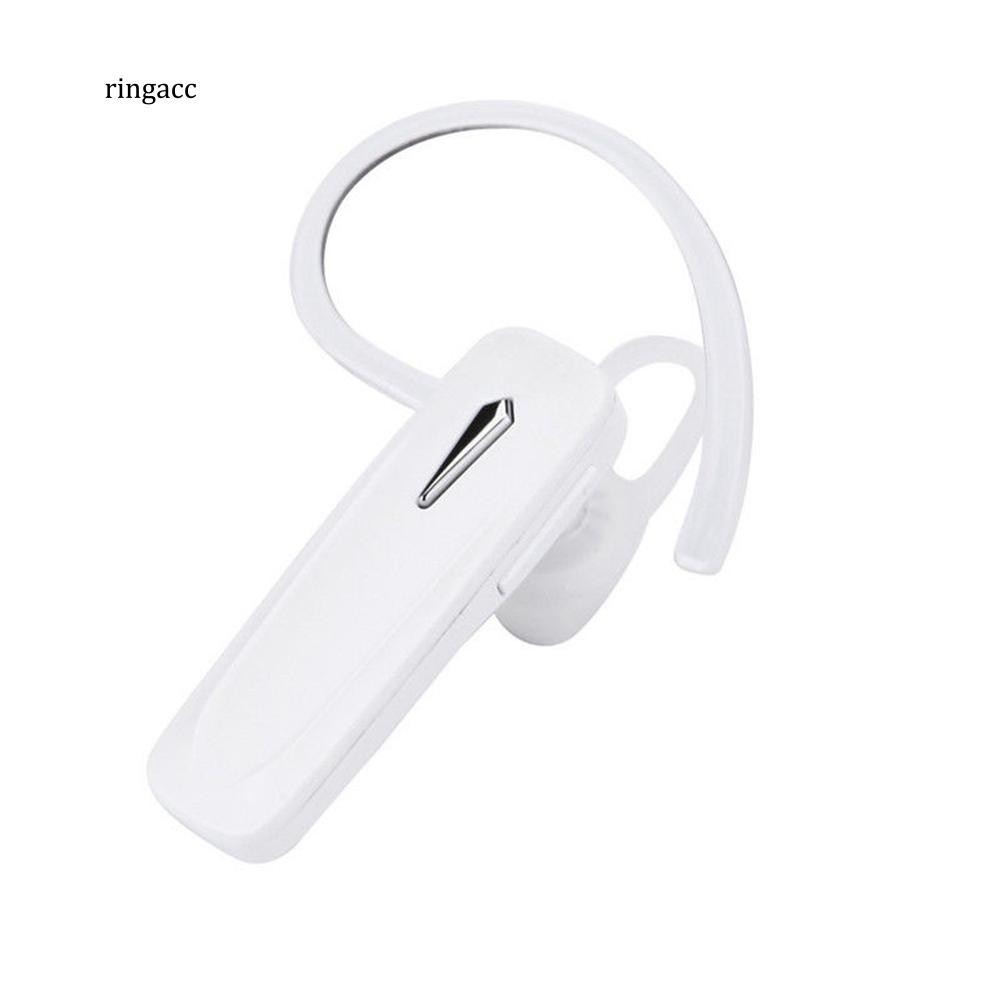 Bộ tai nghe bluetooth 1 bên kích thước 43x14x9.9mm kèm móc gắn tiện dụng dành cho điện thoại iPhone Samsung