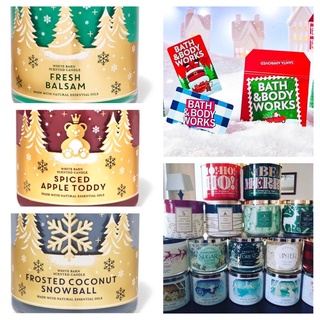 Nến giáng sinh bath and body works