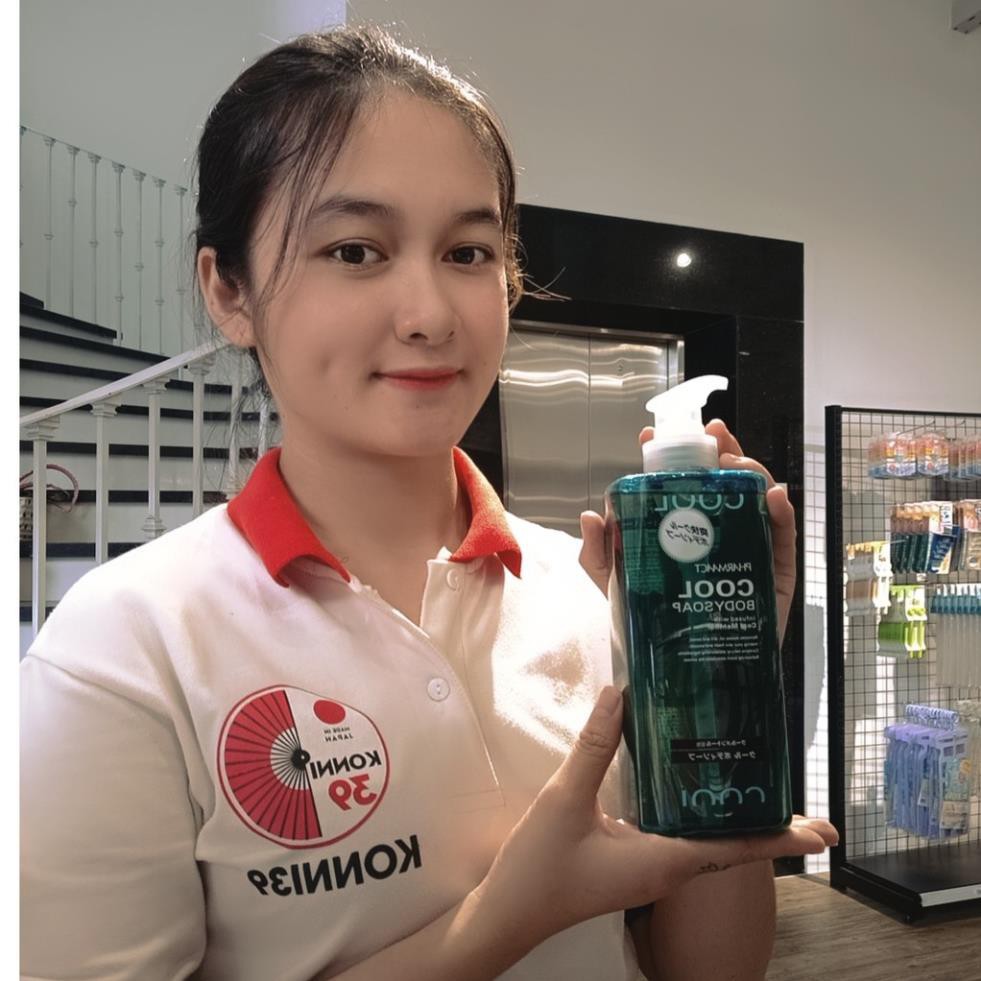 SỮA TẮM CHO NAM COOL BODY SOAP PHARMAACT Nhật Bản 600mlCHÍNH HÃNG giúp làm sạch nhẹ nhàng làn da trên cơ thể
