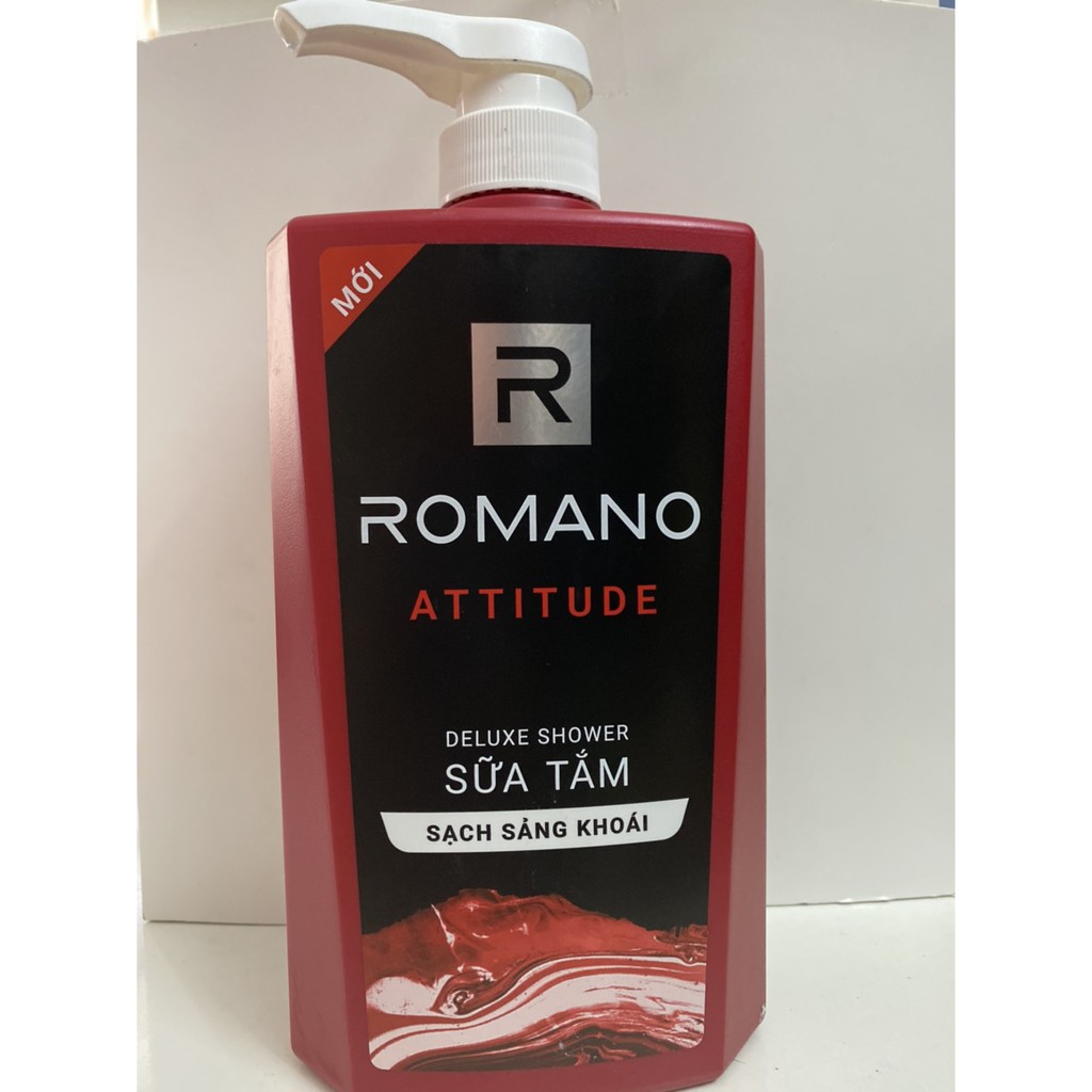 Sữa tắm cao cấp Romano đủ mùi và đủ màu các loại (650gram)