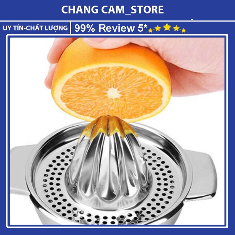 Dụng Cụ Vắt Nước Cam Bằng Tay ,inox cao cấp không han gỉ, coa quai cầm tay tiện dụng