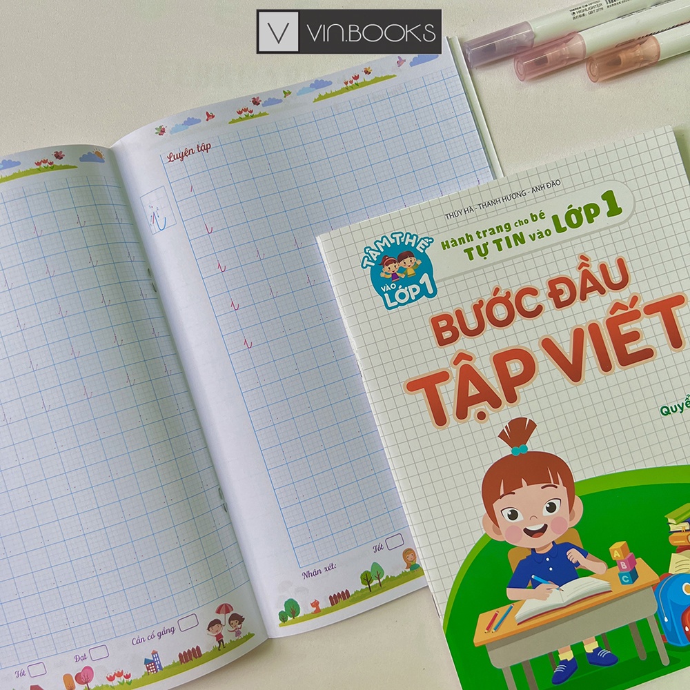 Sách - Bước Đầu Tập Viết - Combo 2 Quyển - Hành Trang Cho Bé Tự Tin Vào Lớp 1