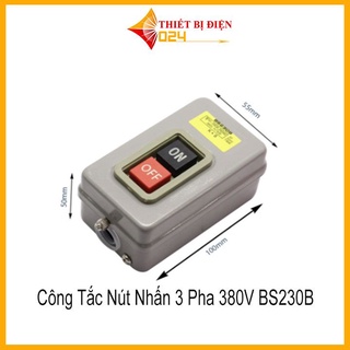 Công Tắc Nút Nhấn 3 Pha 380V BS230B