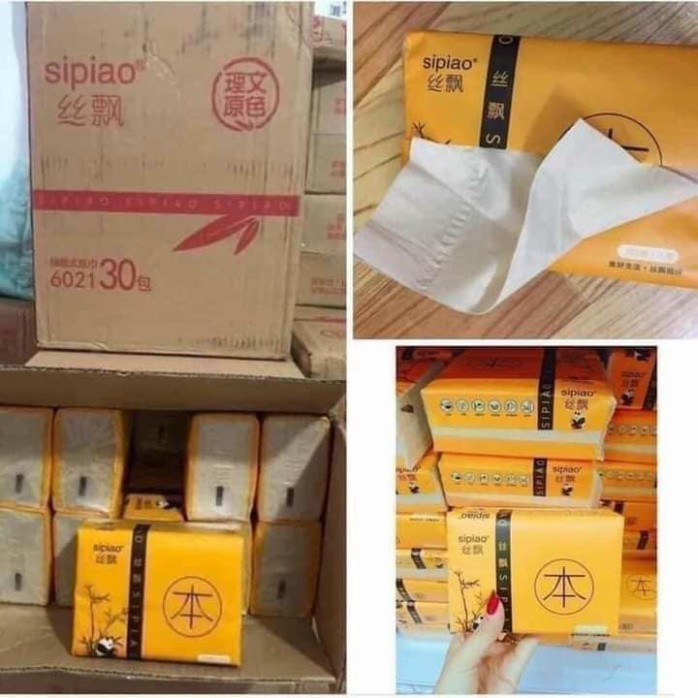 🐼 KHĂN GIẤY GẤU TRÚC SIPIAO 1 gói 300 tờ 🐼