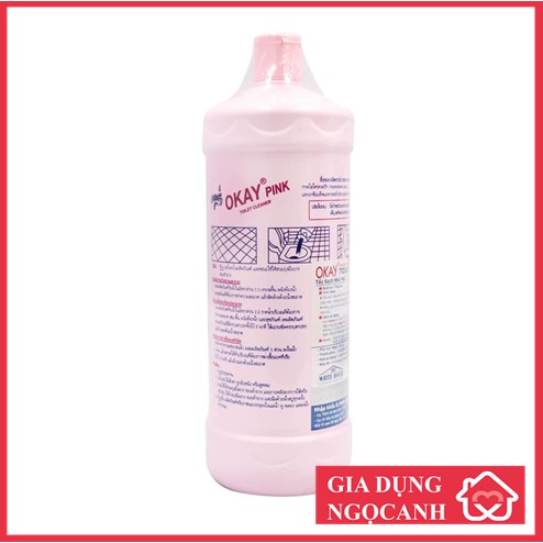 [𝙎𝒂̆̃𝙣 𝙝𝒂̀𝙣𝙜] OKAY THÁI LAN - NƯỚC TẨY BỒN CẦU, NHÀ VỆ SINH CHAI 960ml