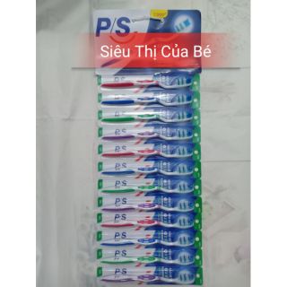 1 Vỉ 12 cây bàn chải đánh răng PS