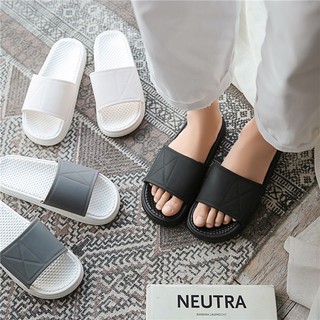 DÉP ĐẾ CAO SU NON, DÉP QUAI NGANG UNISEX CHO CẢ NAM VÀ NỮ 88124 SHOP 88
