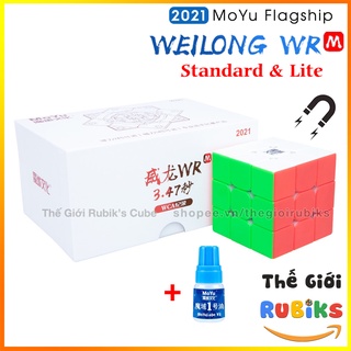 MoYu Weilong WRM 2021 LITE & STANDARD -  Rubik 3x3 Cao Cấp Có Sẵn Nam Châm + MoYu Lube, S1 Lube