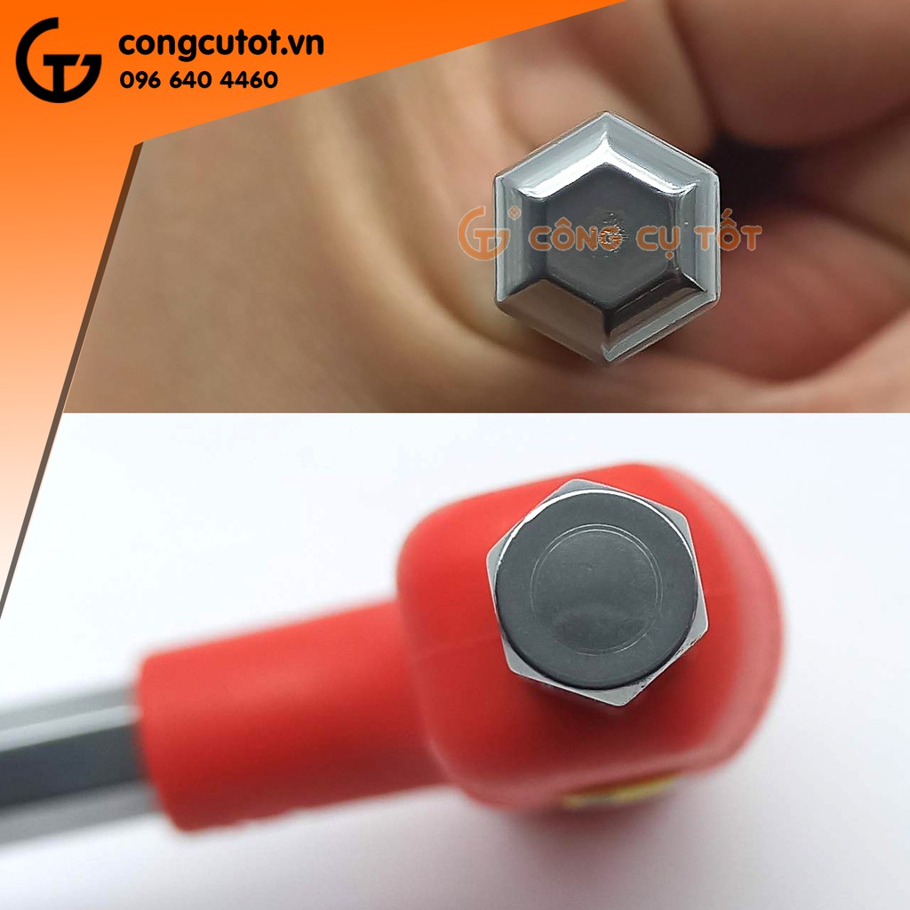 Lục giác bi chữ T 2 đầu thép S2 Standard