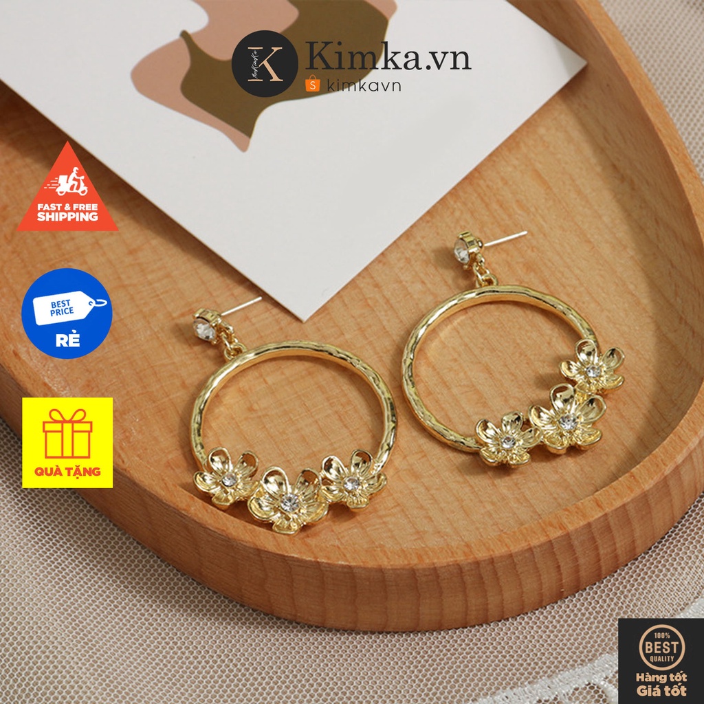 (0349b) Khuyên Tai Vintage Bạc S925 Thanh Lịch Nổi Bật Phong Cách Hàn Quốc