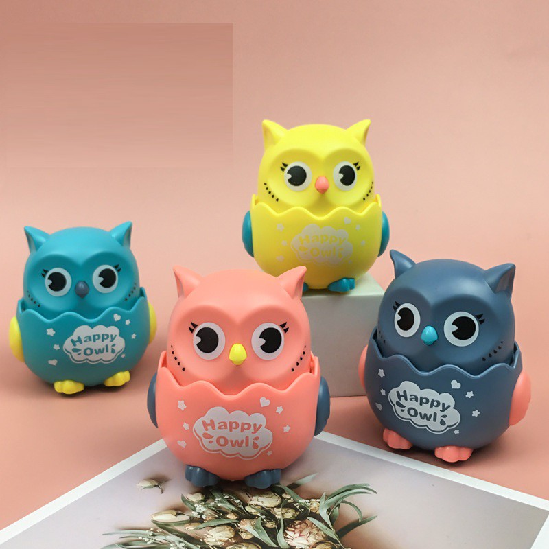 Đồ Chơi Chim Cú Chạy Xoay 360 Độ Happy Owl Vui Nhộn