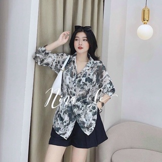 SET ÁO SƠ MI BEO QUẦN SHORT (KÈM VIDEO HÌNH THẬT)