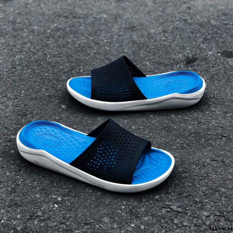 Dép lê cross nam nữ quai ngang literide đẹp nhiều màu sắc MAIS22331 dep crocs