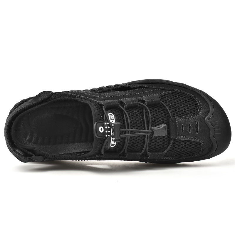 Xăng đan Thể Thao Bằng Da Chống Trượt Cho Nam Size 38-46 2022