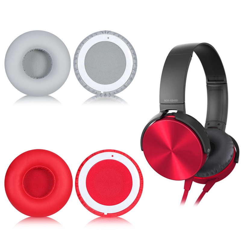 Đệm Bọc Bảo Vệ Tai Nghe Chụp Đầu Bằng Da Protein Cho Sony MDR-XB450/XB450AP/XB550AP/XB650BT WH-XB700
