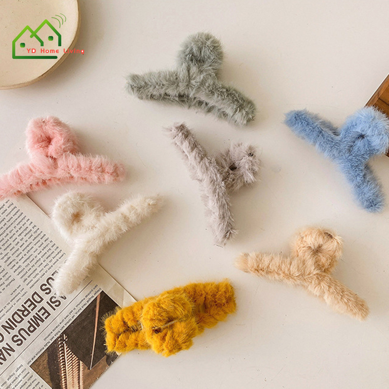 Kẹp Tóc Giả Lông Thỏ Xinh Xắn Đáng Yêu Cho Nữ