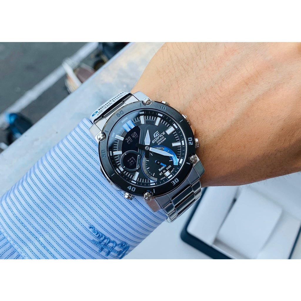 Đồng hồ nam Casio Edifice ECB-20DB Siêu menly cá tính kết hợp Bluetooth thế hệ mới