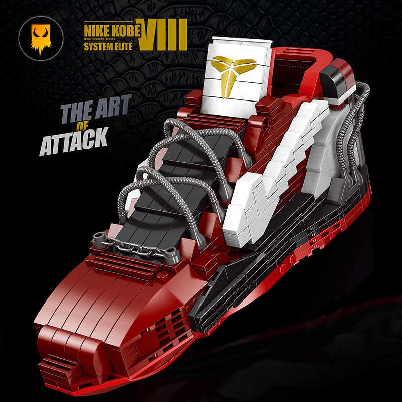 Mô Hình Lắp ráp giày NIKE JORDAN KOBE VIII - LEGO 3D NIKIE JORDAN