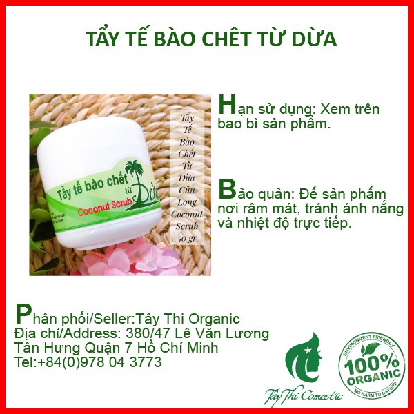 Tẩy Tế Bào Chết Từ Dừa Cửu Long