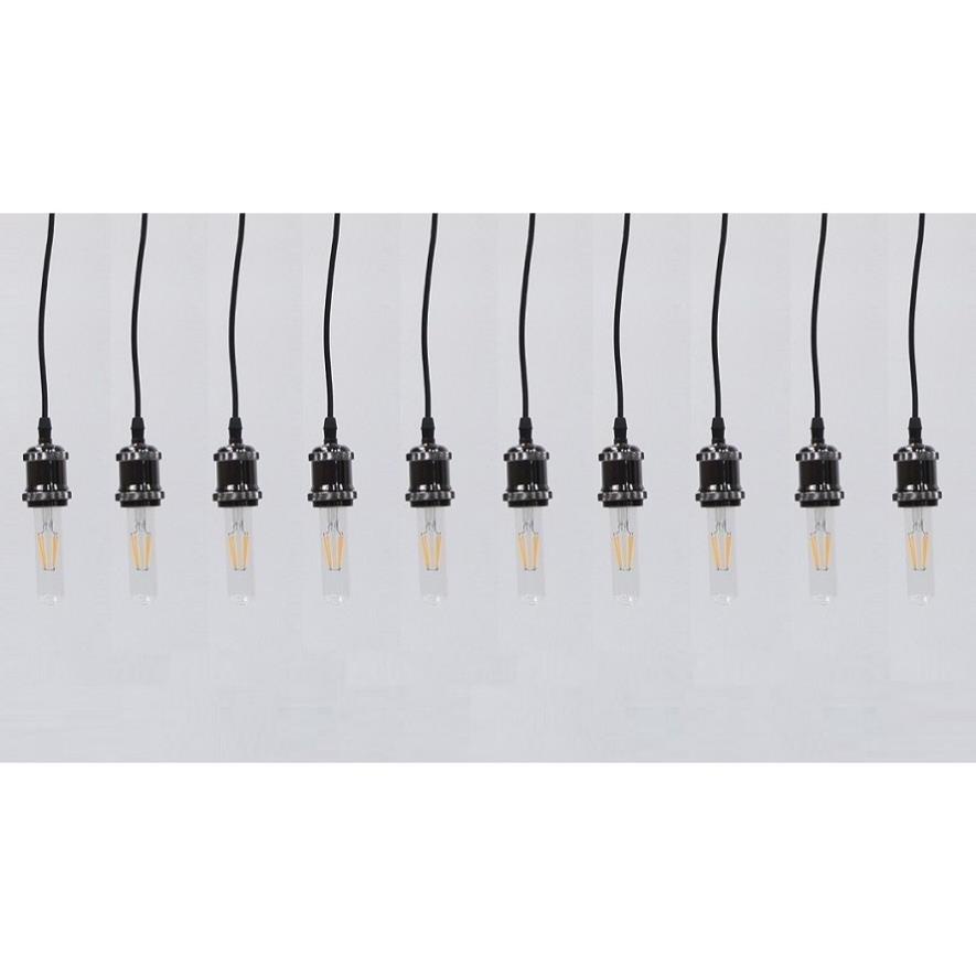 Bộ 10 d ây đèn thả cổ điển bóng đèn Led Edison T125 4W