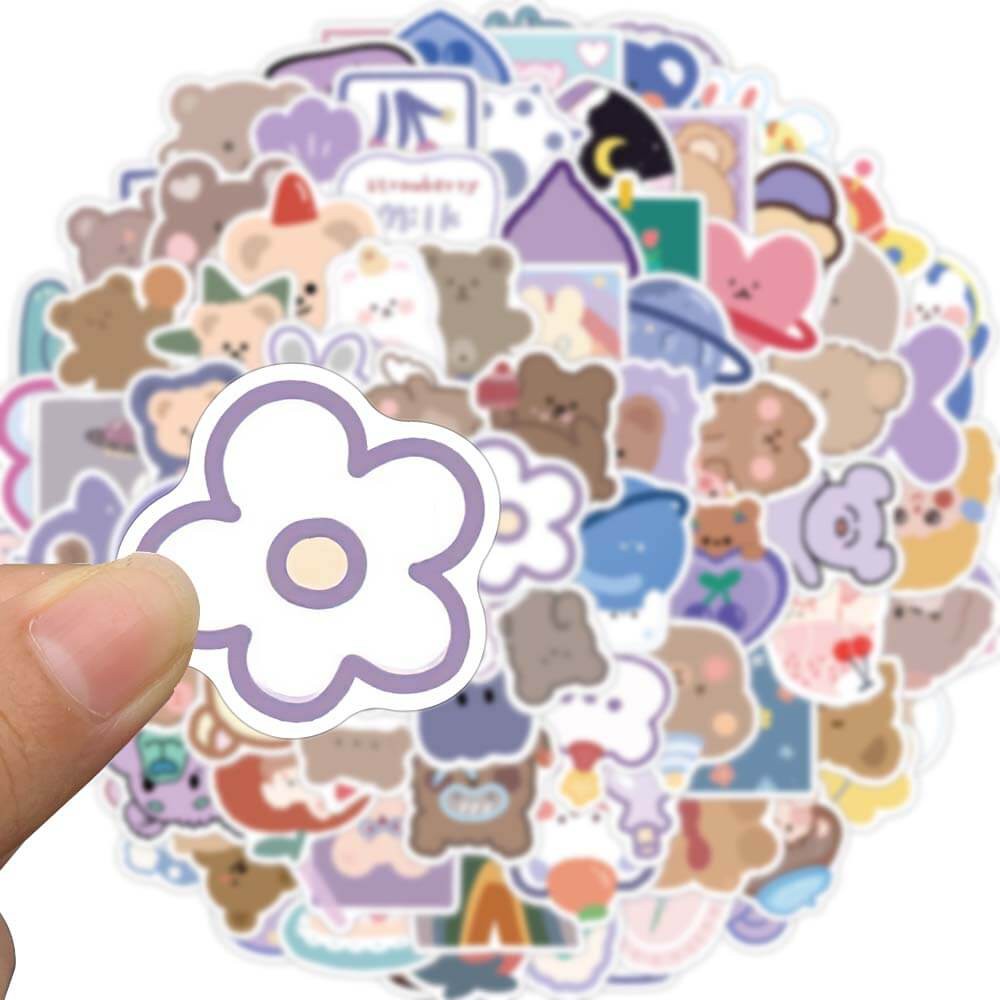 Set 90 Nhãn Dán Trang Trí Chống Thấm Nước