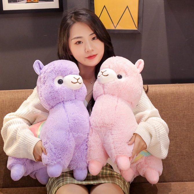 ⚡CÓ SẴN⚡ Gấu Bông Lạc Đà Alpaca Cao Cấp，Chú lạc đà nhồi bông 35cm/50cm nhiều màu sắc thú vị cho bé
