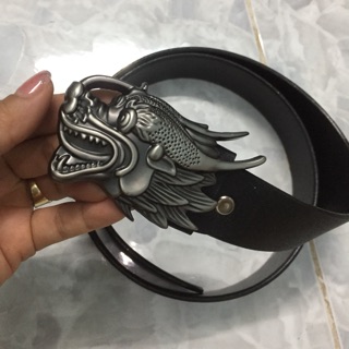 Thắt lưng nam đầu khoá búp hình rồng