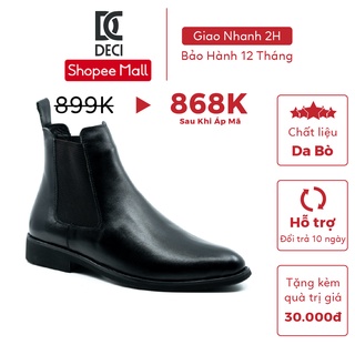 Giày chelsea boot DECI bốt da bò 100%