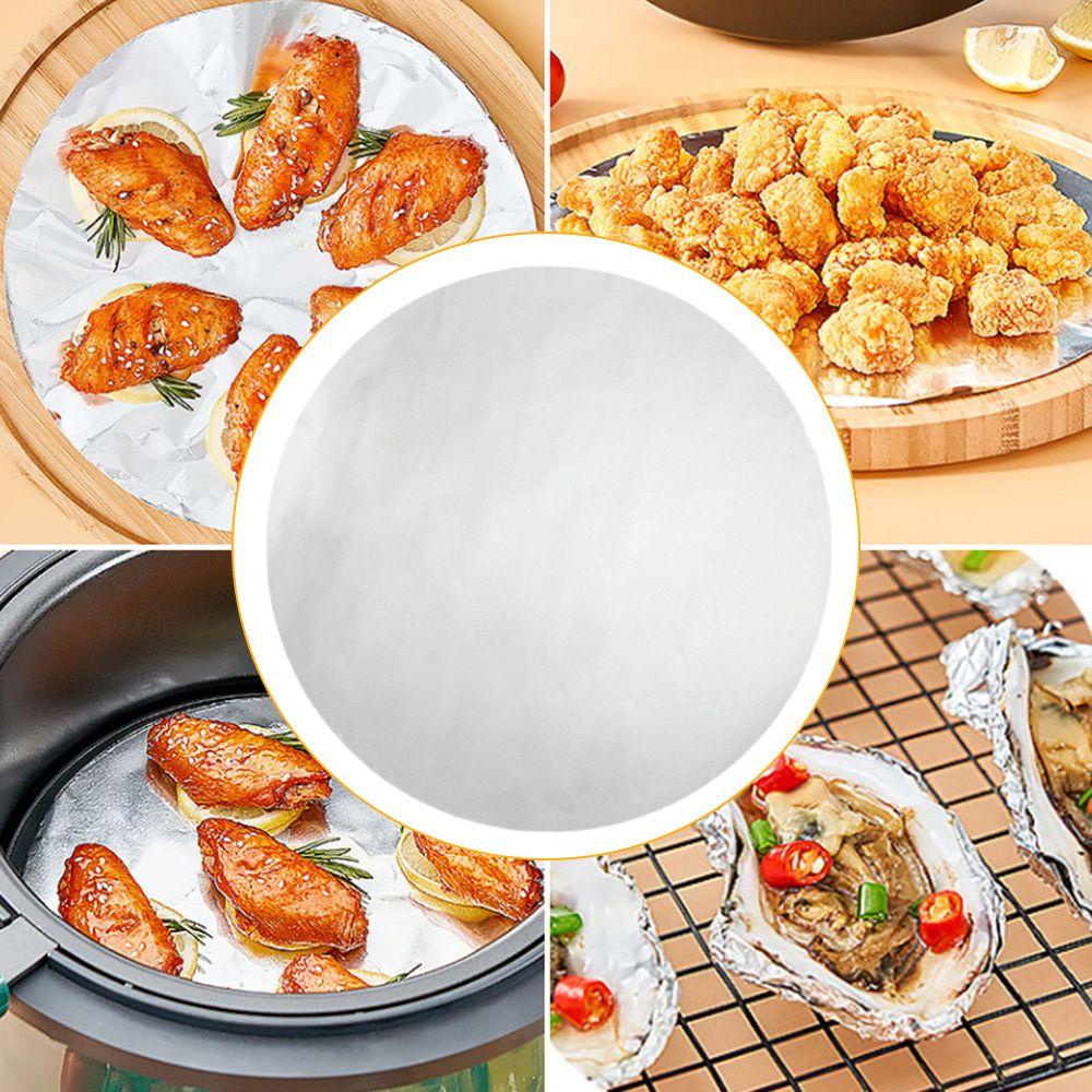 ESPO Set 50 Tấm Lót Lá Thiếc Chống Dính Chống Dầu Dùng Một Lần Để Nướng Bánh