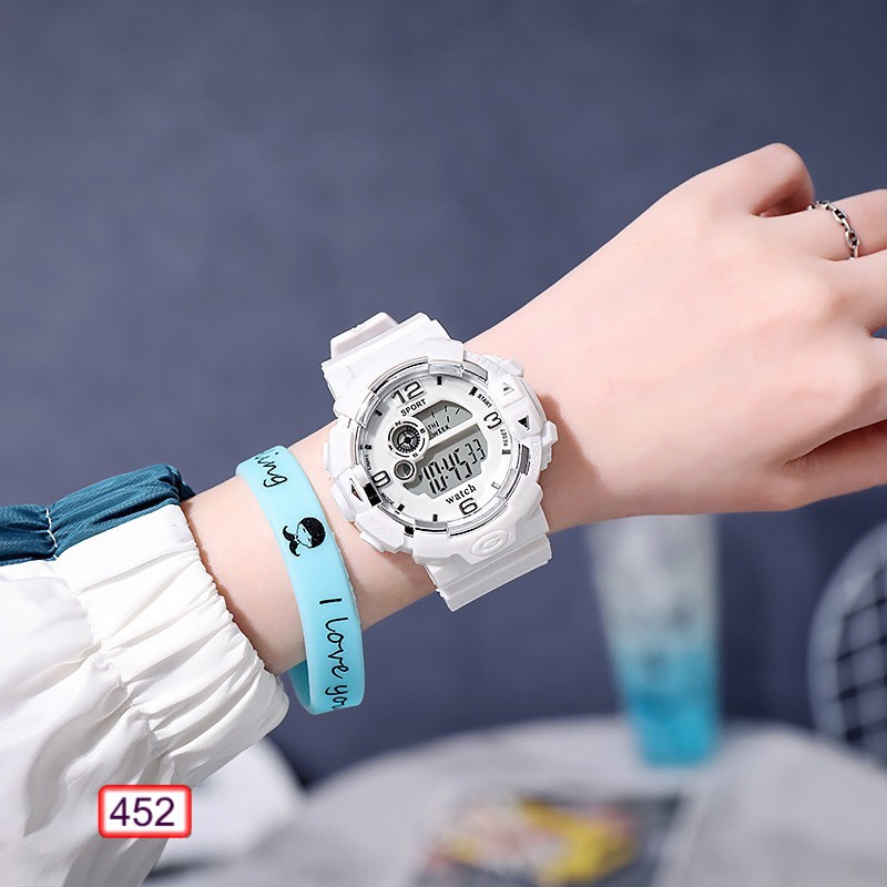 [Mã FASHIONT4FA2 giảm 10K đơn 50K] ĐỒNG HỒ THỂ THAO NAM NỮ SPORTS WATCH 452 THỜI TRANG CỰC ĐẸP