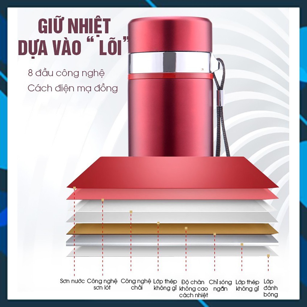 BÌNH GIỮ NHIỆT INOX SUS 304 CAO CẤP DUNG TÍCH  LỚN 800 ML - 1000 ML - HV Store