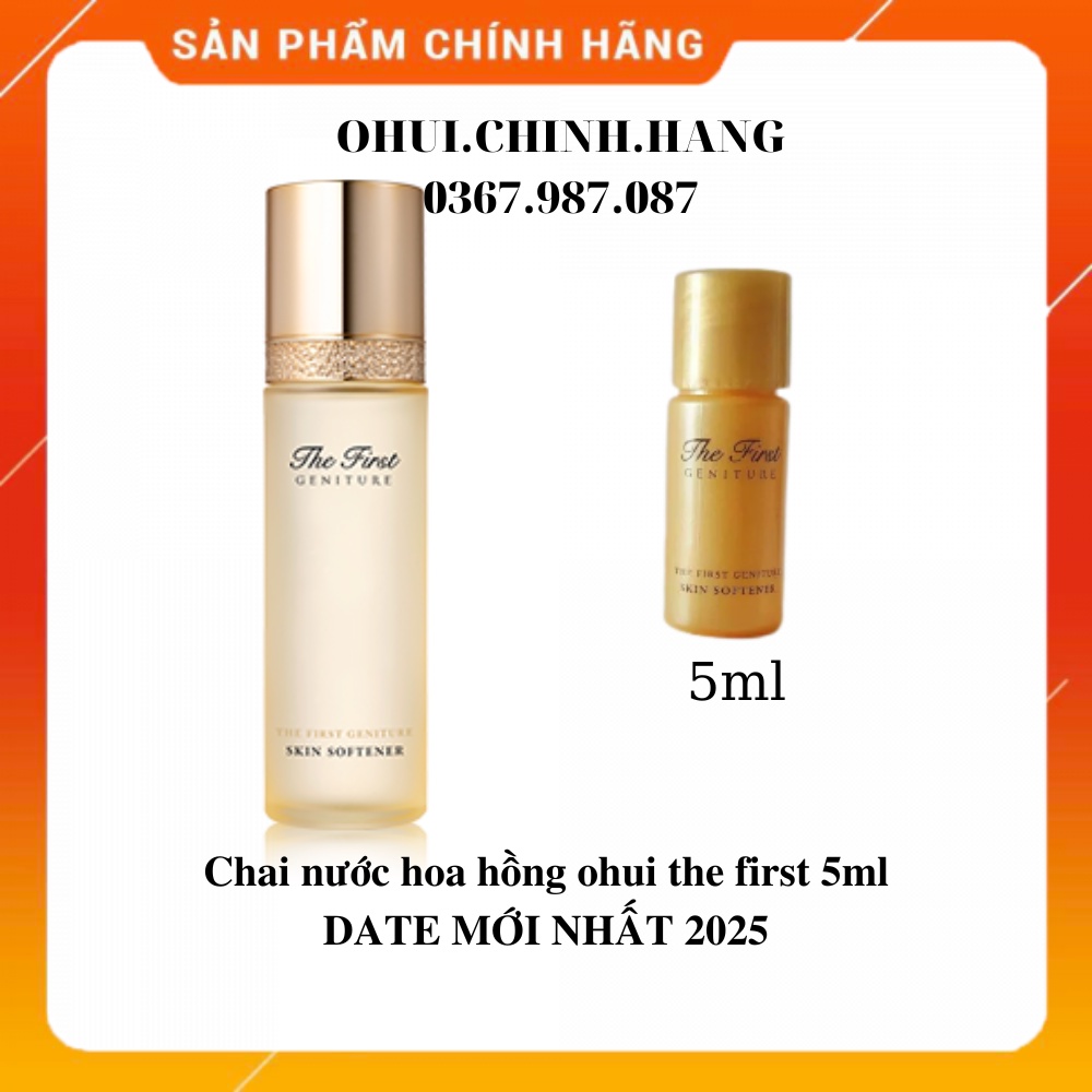 Nước hoa hồng Ohui The First Geniture Skin Softener 5ml_DATE MỚI NHẤT 2025