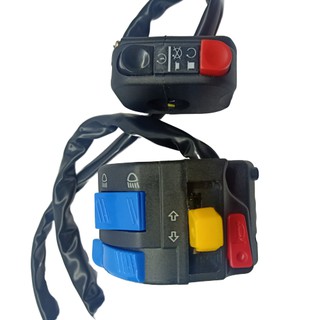 Combo cùm công tắc Domino trái phải.