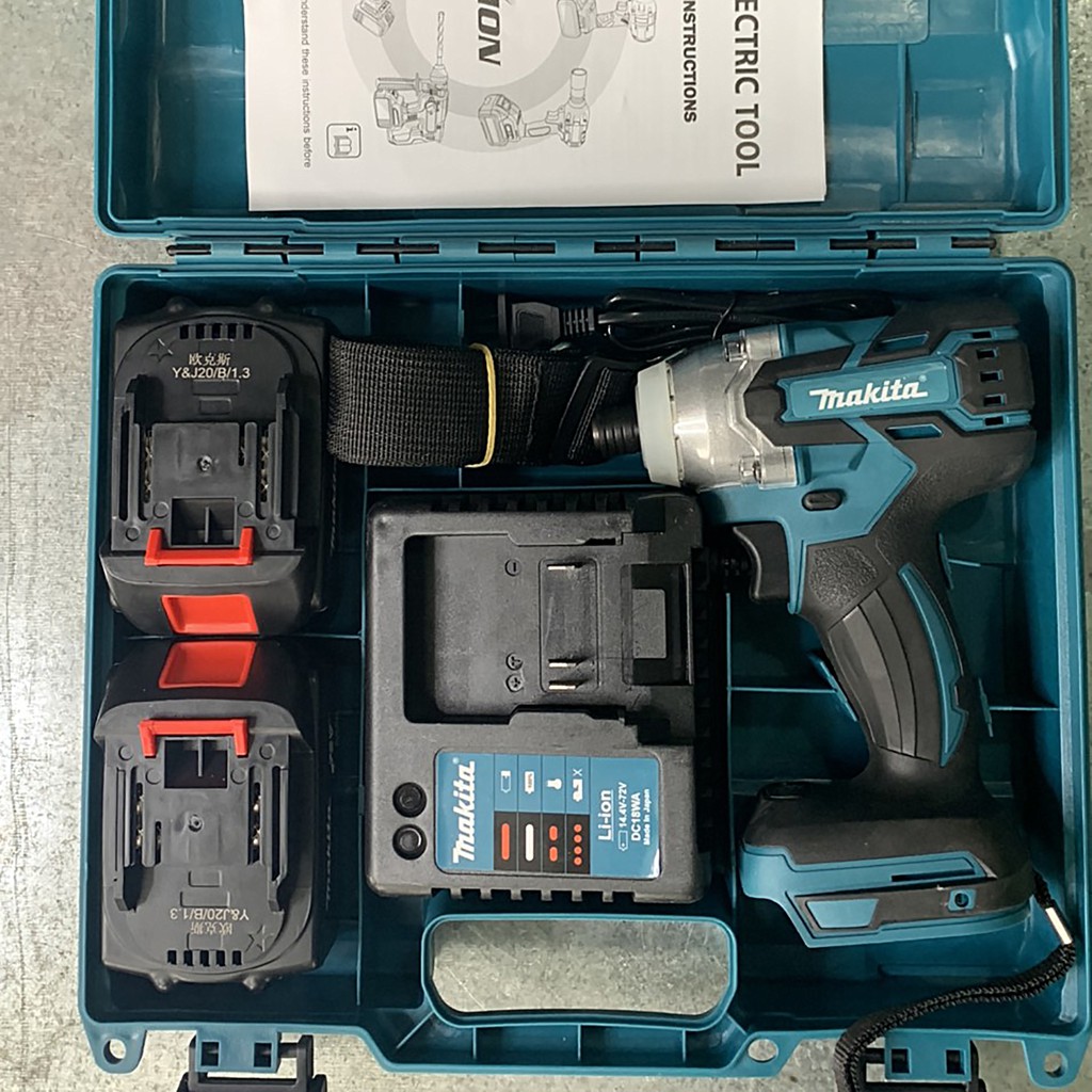 Máy Bắt Vít Pin MAKITA 72V không chổi than  - Tặng mũi bắt vít và từ tôn - 2 PIN và 1 SẠC