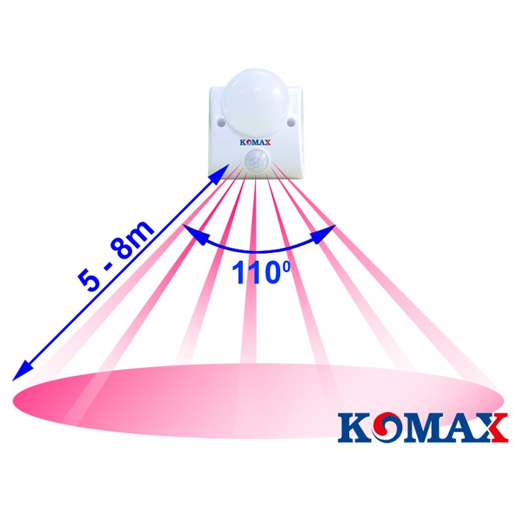 Đui đèn led cảm ứng  hồng ngoại siêu bền KM-S15N