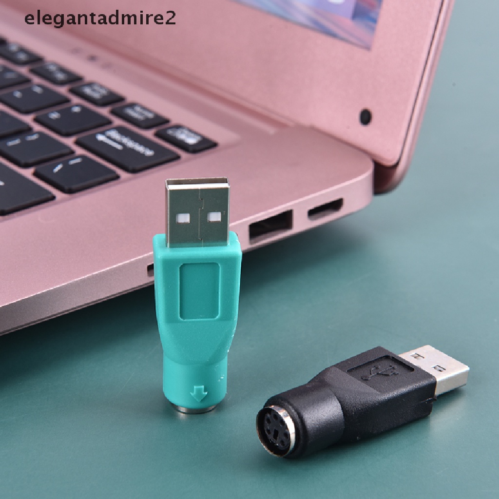 Đầu Nối Chuyển Đổi PS2 PS / 2 Female Sang USB Male Cho PC Laptop