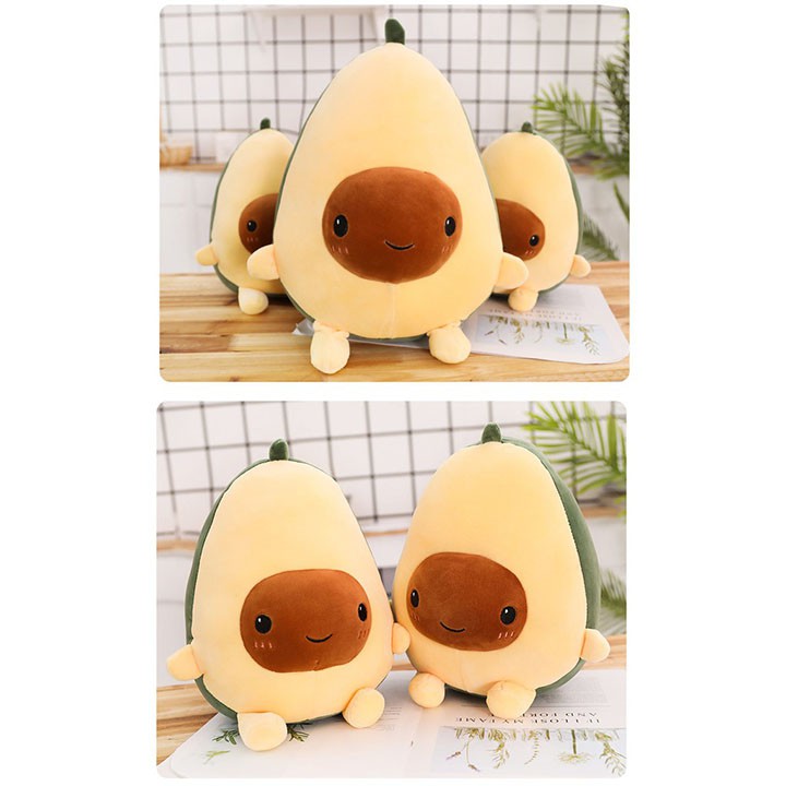 Gối ôm gấu bông hình quả bơ đáng yêu siêu cute