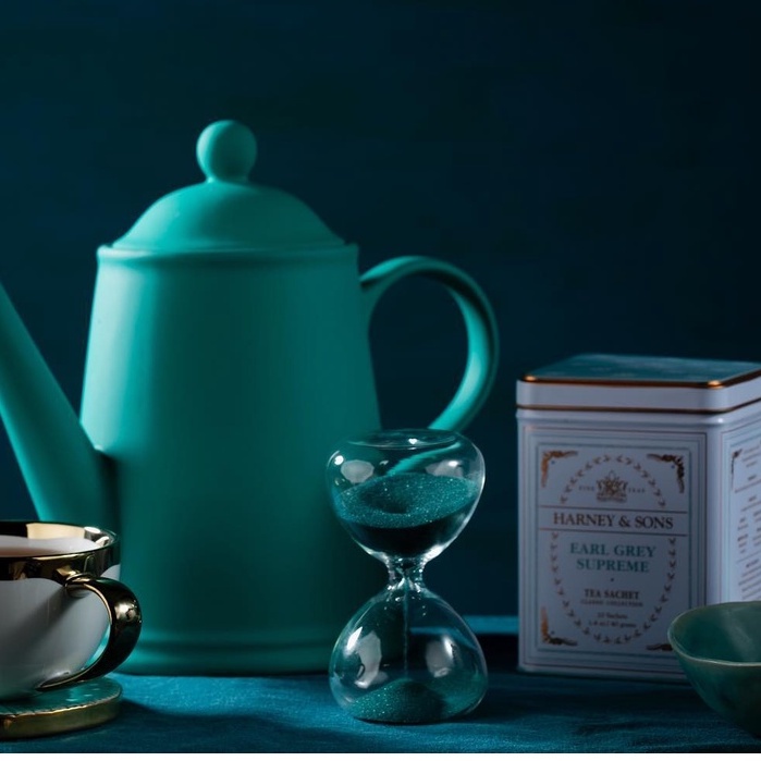 [Hàng Mỹ date 2023]Trà bá tước Earl Grey Supreme Harney and Sons hộp tin trắng